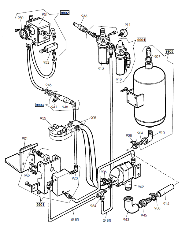 Tire Machine Parts Diagram
